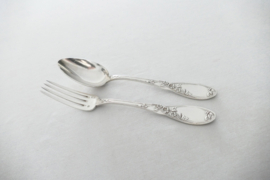 Silver-plated Art Nouveau Cutlery - Boulenger & Cie, Paris - 1898-1919