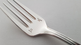 Christofle - A set of 5 silver plated Salad forks - Albi