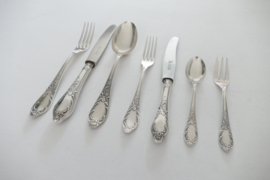 Verzilverde Louis XV bestekset -42-delig/6-persoons - Jäger Solingen -  Duitsland, 1937-1950