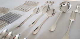 Christofle - Silver plated Cutlery set - Cluny collection - 56-piece/6-pax. - France, 2nd half of the 20th century