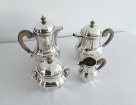 Christofle Verzilverd Koffie en Thee servies - voor Kirby, Beard & Co, Parijs - 1935-1959
