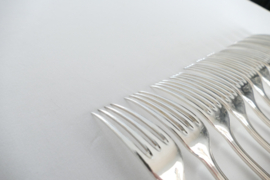 Christofle - Pompadour - Set of 12 dinner forks