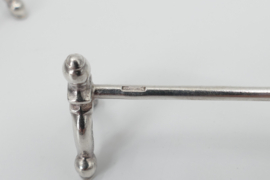 Set of 6 Wiskemann Silver-Plated Knife Rests – Neoclassical Style – Belgium, c.1935