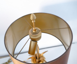 1970's Hollywood Regency lamp - Pineapple Leaves - S.A. Boulanger, Belgium