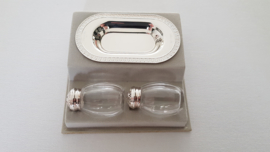 Christofle - Malmaison - Sterling (.925) silver set of Salt & Pepper shakers