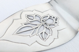 Gero, Georg Nilsson - Silver Plated Cake Server - Stylized Flower - no. 866 - the Netherlands, 1930-1950