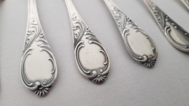 Extensive Silver-plated cutlery set in Louis XV / Rococo-style - 137-piece/12 pax. - Solingen, Germany