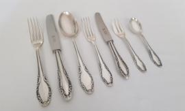 Jäger Solingen - Silverplated Cutlery Canteen - 84-pieces/12-pax. - Germany, 1937-1945