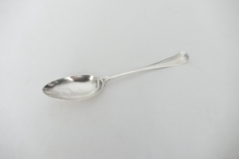 Silver Dinner Spoon - Huibert Alkers - Amsterdam, 1799