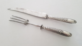 Silver Carving Set - .800 silver - likely Wolfers Frères, c. 1920