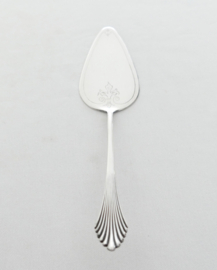 Silver Plated Art Deco Pastry Scoop - M.J. Gerritsen, Zeist - the Netherlands, 1930's