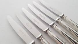 Christofle - set of 6 luncheon/breakfast knives - Spatours collection