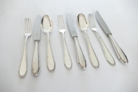 Silver plated Art Nouveau cutlery set - WMF 200 - Kreusband - 18-piece/6-pax. - Antique