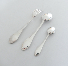 Fleuron (Christofle - Silver Plated Cutlery Canteen - 37-piece/12-pax.