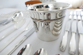 Christofle/Manufacture de L'Alfenide - Silver Plated Art Deco Cutlery Canteen - 90-piece/12-pax. - France, 1920's or 1930's