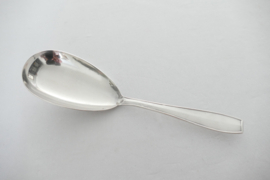 Christofle - Silver Plated Rice Server - Atlas collection - design Luc Lanel - France, 1930's