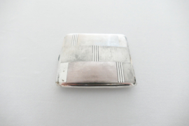 .800 Silver Art Deco cigarette Case - France, 1920-1940