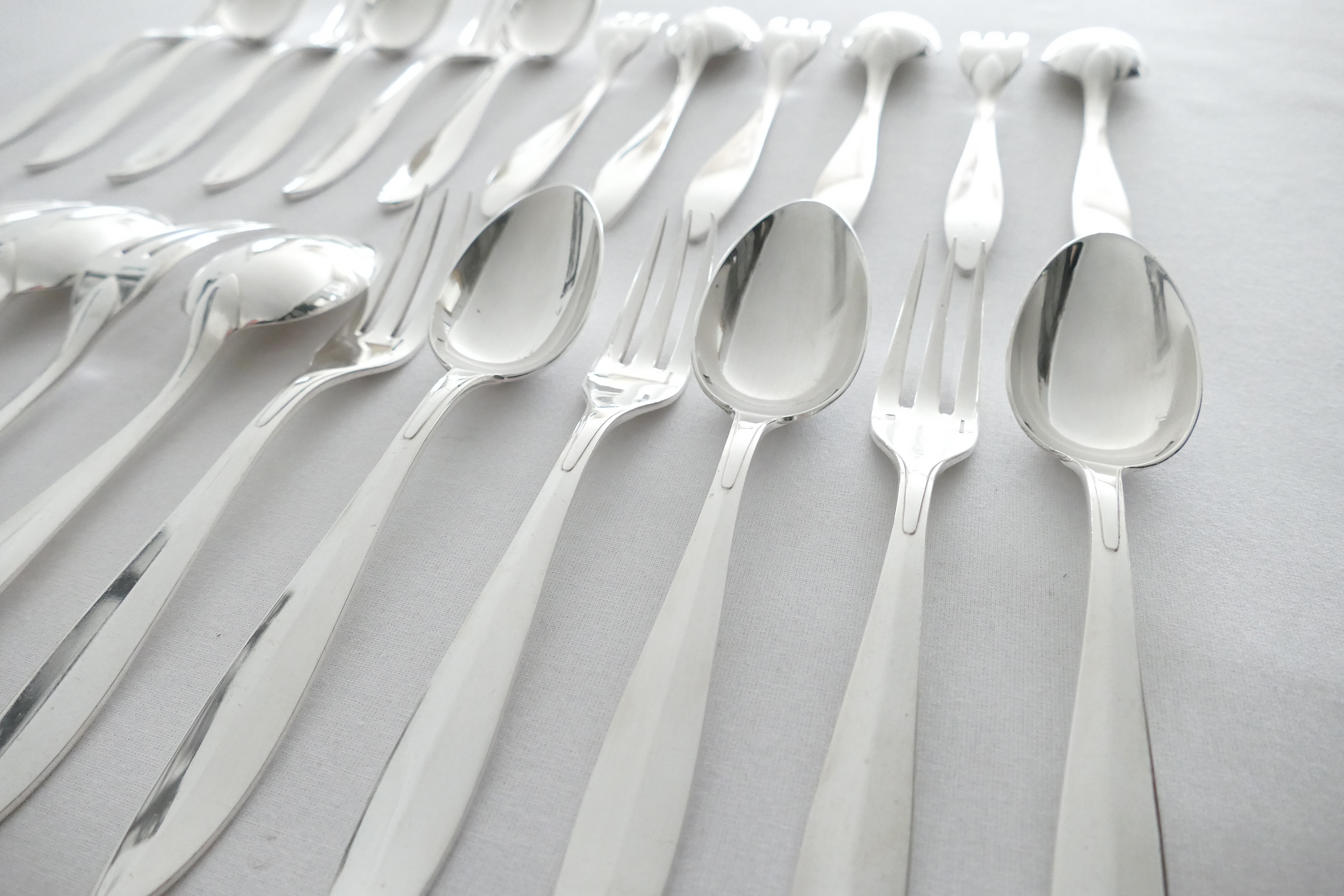 Christofle - Antique Silver Plated Dinner Cutlery Set - 24-piece/12-piece -  France, late 19th century