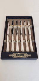 Silver plated cutlery in pattern Arabesque - 6-pax/40-pieces - Gero Zilvium 100 - the Netherlands,  late 1960's