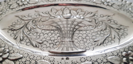 Spanish Silver Chocolate tray - .915 Silver - 1934-1988