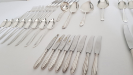 Silver Plated cutlery - P3 Chantal - 60-piece/8-pax. - Keltum, v. Kempen & Begeer - the Netherlands, c. 1950's