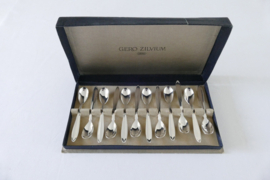 Set of 12 mocha spoons - model Perfection - design Georg Nilsson - 1952-1965