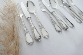 Silver Plated Dinner Cutlery Set - 18-piece/6-pax. Maison Tilquin - Antwerp, 1950-1965