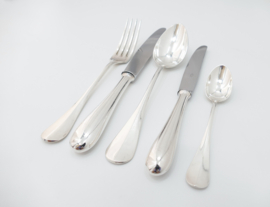 Orfevrerie Boulenger - Verzilverde bestekcassette - Baguette - 61-delig/12-persoons - Frankrijk, 1898-1938