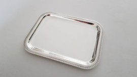 Christofle - Malmaison - Silver plated serving tray (26x20cm)