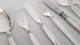 Wilkens & Söhne - Silver-plated cutlery canteen - pattern "Claudia" - 142-piece/12-pax. - Wilkens/Martin 90