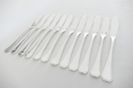 Christofle - America - Set of 12 Silver Plated Fish Knives