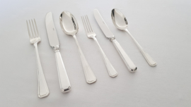 Silver plated cutlery in the  P25 Melina pattern - 43-piece/6-pax incl. serving pieces - Keltum, van Kempen & Begeer