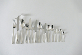 Silver Plated Cutlery Canteen - 243-piece/12-pax. - Gero, Zeist - Perfection - the Netherlands, 1952-1960