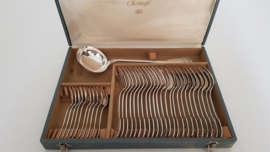 Christofle - Silver plated cutlery canteen - collection "Vendome" - 35-piece/12-pax.