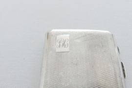 Sterling silver cigarette case - .925 silver - Frederick Field, Birmingham - 1939