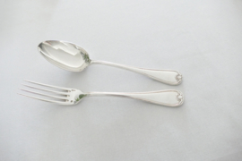 Antique Christofle Cutlery Set - Coquille - 14-piece/6-pax. - France, c.1920