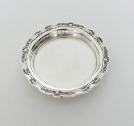 Silver Bottle Coaster - Delheid Frères, Belgium c. 1960