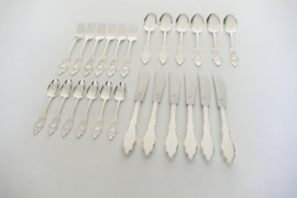 Robbe & Berking - Ostfriesen - Silver Plated Cutlery  Set - 24-piece/6-person