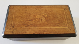 Antique Swiss Music Box (Working) - Rosewood Veneer and Marquetry - Paillard Vaucher Fils, St. Croix - 1870's-1880's
