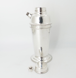 Verzilverde Cocktailshaker met schroefdop - Viners of Sheffield