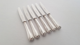 Christofle - set of 6 luncheon/breakfast knives - Spatours collection