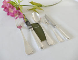Christofle - Verzilverde bestekset - model Albi - 51-delig/10-persoons