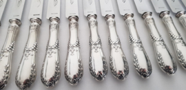 B. Wiskemann, Brussels - Silver plated cutlery set in Louis XIV style - 55-piece/6-pax. - Belgium, c. 1930