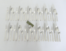 Christofle - Art Deco Silver Plated Cutlery Set - 47-piece/12-pax. - Alfenide - 1930's
