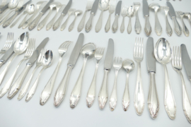 Jäger Solingen - Silver Plated Cutlery Canteen  - 83-piece/12-pax. - Germany, 1937-1950