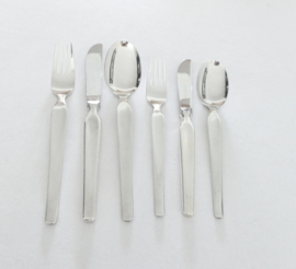 Silver Plated Cutlery Set - 48-piece/6-pax. - Model 248 Evolution - Gero, Gerritsen Zeist
