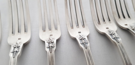 B. Wiskemann, Brussels - Silver plated cutlery set in Louis XIV style - 55-piece/6-pax. - Belgium, c. 1930