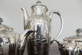 A Sycamore Art Nouveau Tea- and Coffee Service - Orfevrerie Gallia, 1904