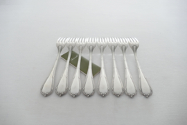 Christofle - Rubans - A set of 8 antique dinner forks - France, 1907-1935