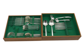 Silver Plated Cutlery Canteen - 40-piece/6-pax. - Nieuwpoort - the Netherlands, 1960's